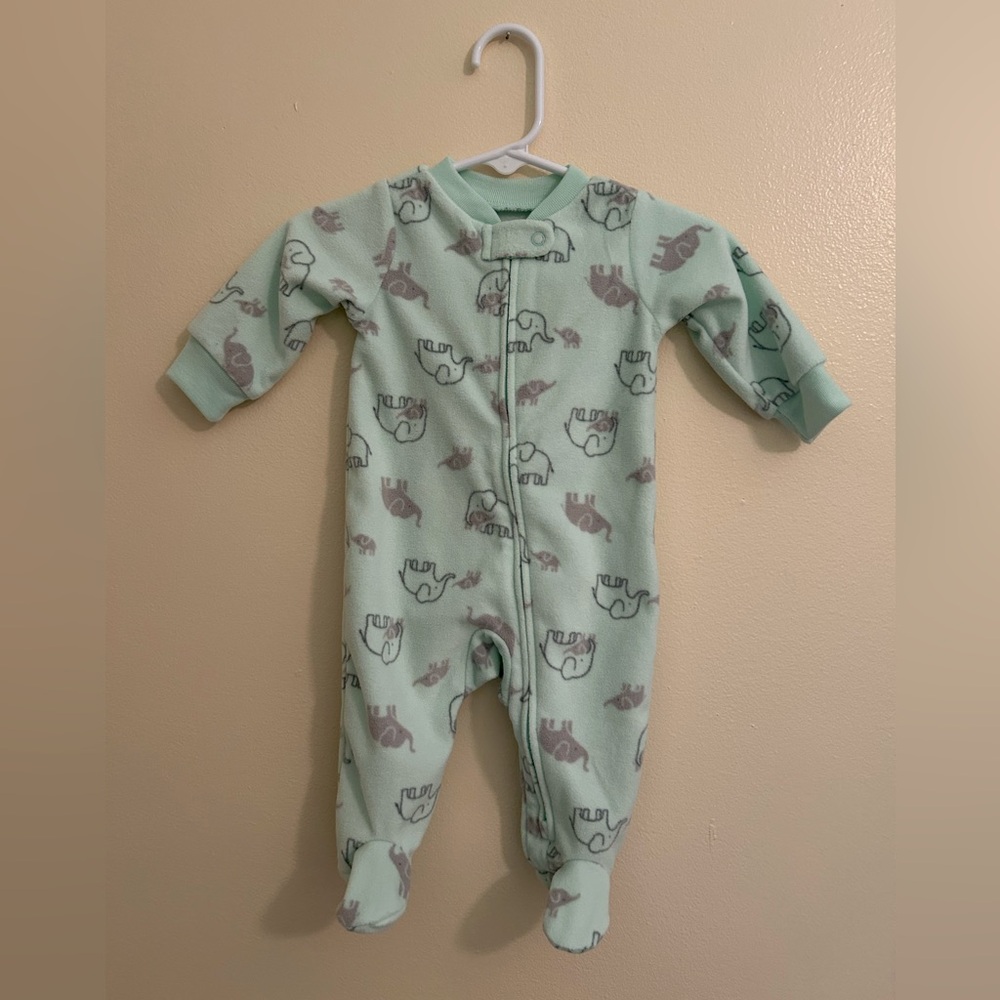 NWT Set of TWO Fleece Zip-Up Pajamas